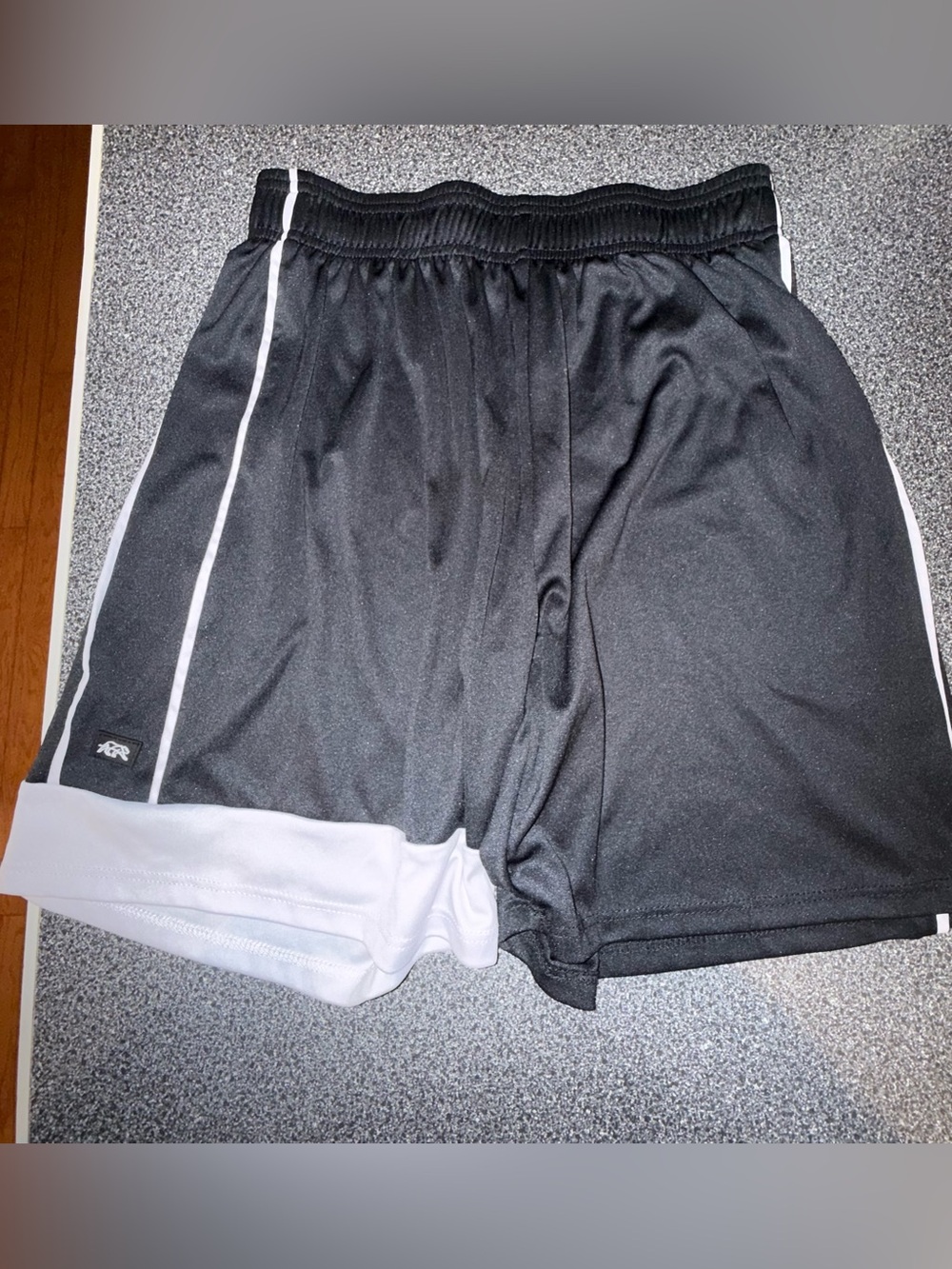 Tiger Friday Dance Black Athletic Shorts with White Trim Size Adult Small